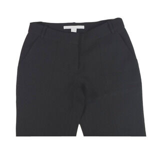 Diane von Furstenberg Pants | Size 0 | Black Straight Leg Stretch